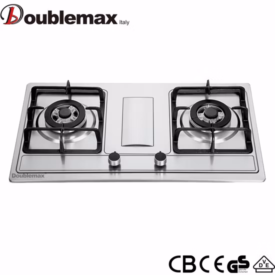 잘 알려진 추천 2 버너 고품질 스테인레스 스틸 가스 레인지 쿡탑